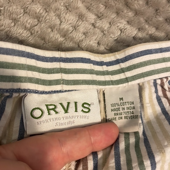 Vintage Orvis Striped A-Line Skirt - Picture 3 of 8